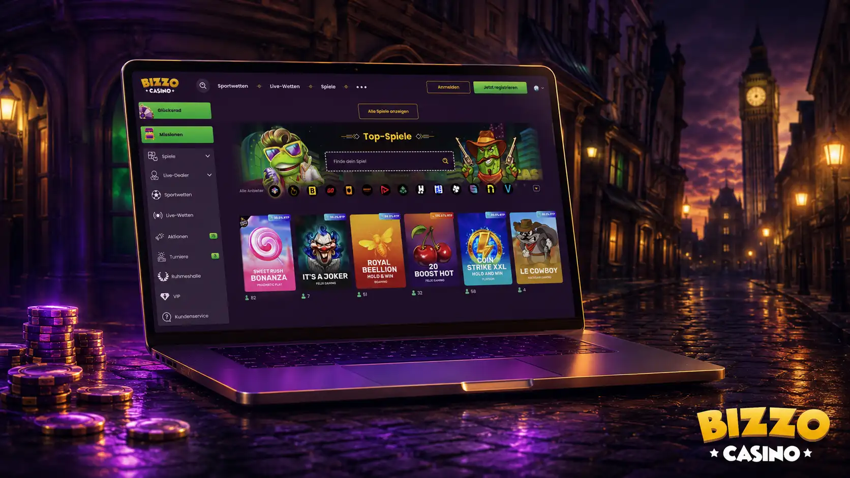 Bizzo Casino Mobile App